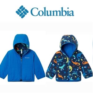🌷 Two Columbia Infant Boys' Waterproof Reversible Spring Jackets 12-18 months